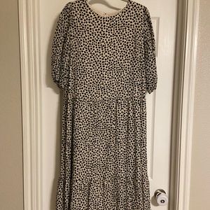 H&M Tiered Midi Dress (lined)